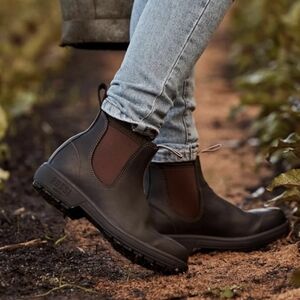 Rossi Unisex Ankle Boots Dark Brown Like New